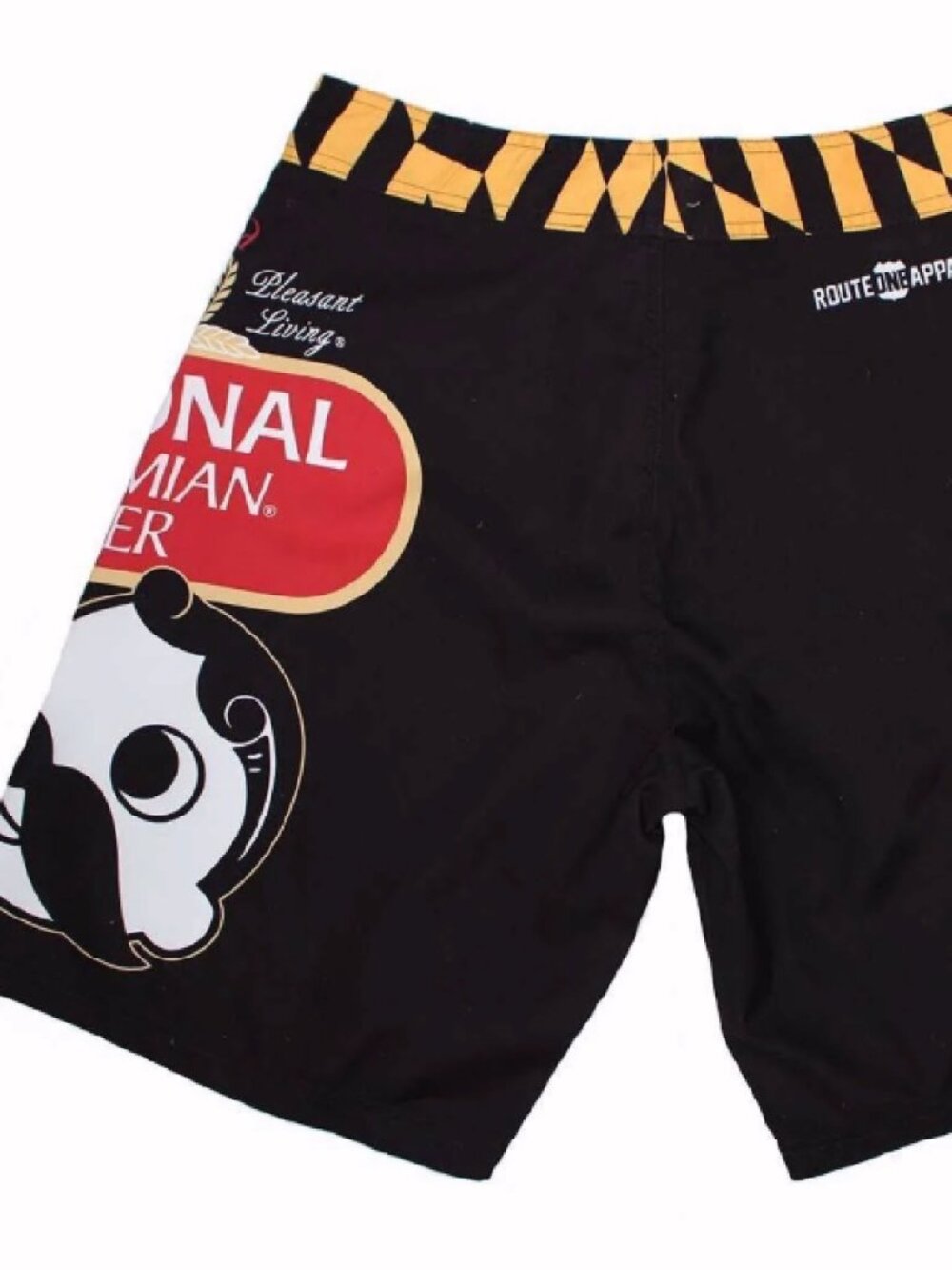 Route One National Bohemian Natty Boh Beer Board Shorts - NEW Fast Ship